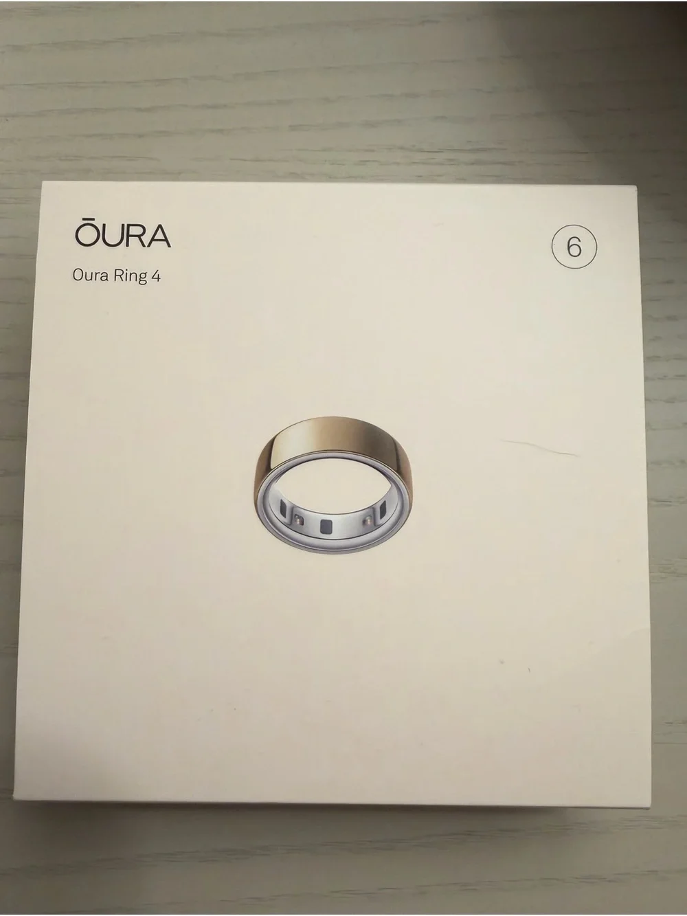 Oura Ring Gold Gen 4 - Size 6